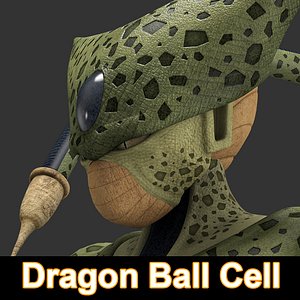 3d max dragon ball cell