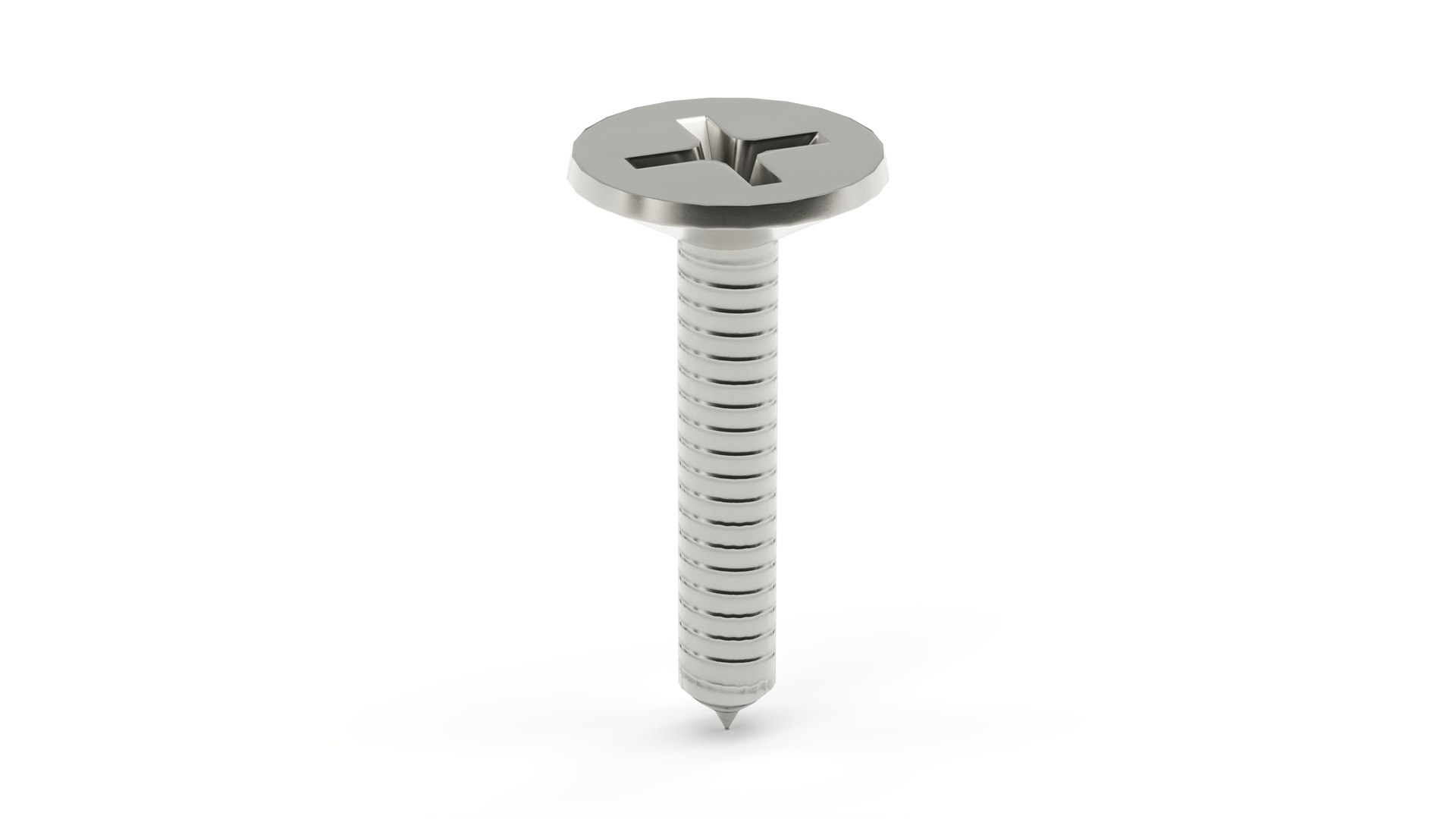 Screw - Self Tapping Flat Head Phillips - Game Ready Low Poly 3D https://p.turbosquid.com/ts-thumb/76/pSHt3P/fz/preview10/jpg/1779957196/1920x1080/fit_q87/76d127fd5500df7d6a8b354cc5572d46615d89e4/preview10.jpg