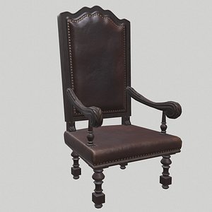 Carvedarmchair
