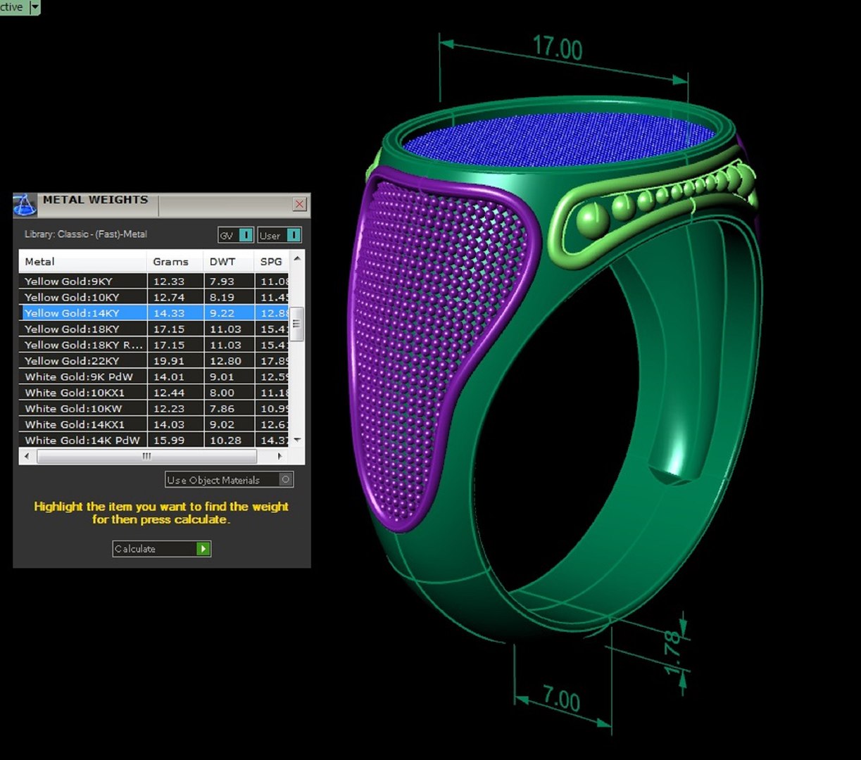 Male ring 3D model - TurboSquid 1707049
