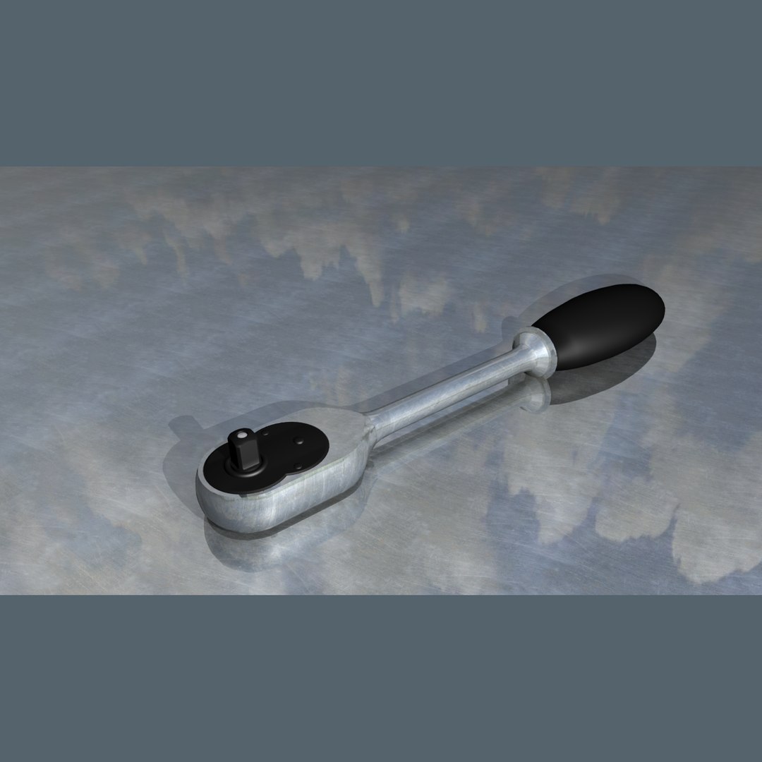 3d Socket Wrench Bolt