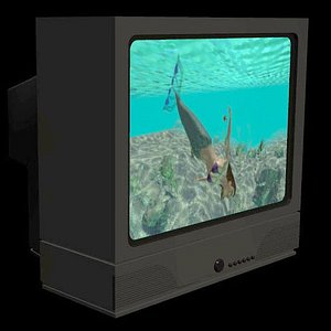 3d model of 21 tv pztv