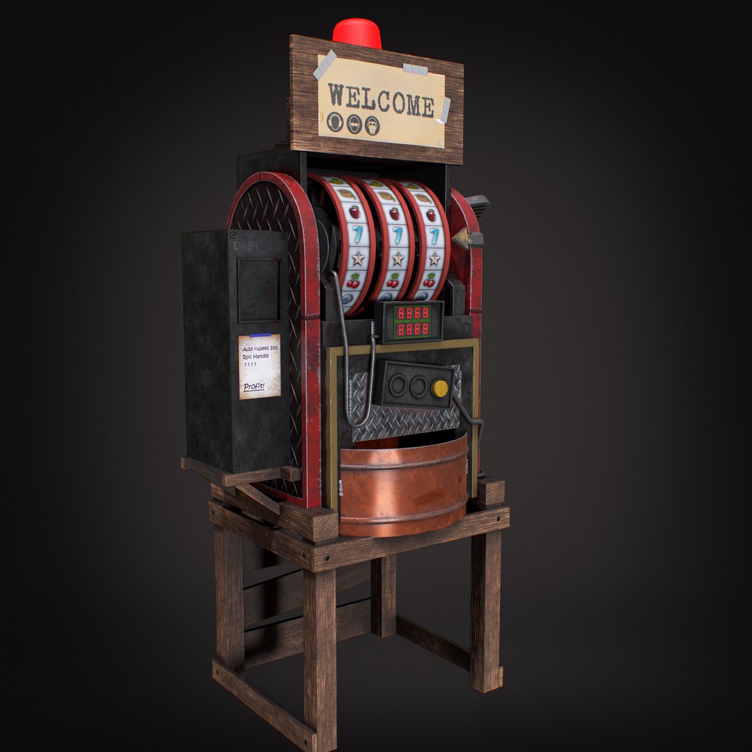 Slot Machine 3D model https://p.turbosquid.com/ts-thumb/76/wgF1XR/An/slotmachineview2/jpg/1764087303/1920x1080/fit_q87/736cf9411724b8259a399a71b61820b2d0f92604/slotmachineview2.jpg