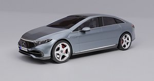 3D model Mercedes-Benz EQS 2021