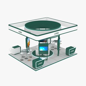 5x6 meter exhibition booth 3D