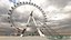 London Eye Millennium Wheel Rigged