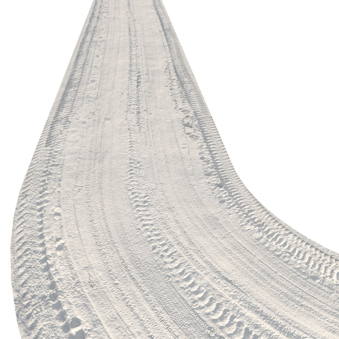 3D Winter Road Track - TurboSquid 1515089