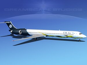 mcdonnell douglas md-80 3d max