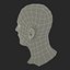 Male Head with Hair Rigged Modèle 3D