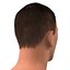 Male Head with Hair Rigged Modèle 3D