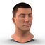 Male Head with Hair Rigged Modèle 3D