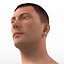 Male Head with Hair Rigged Modèle 3D