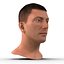 Male Head with Hair Rigged Modèle 3D