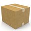 Cardboard Box 2 3D Model
