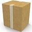 Cardboard Box 2 3D Model