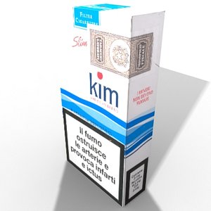 kim slim size blue 3d max