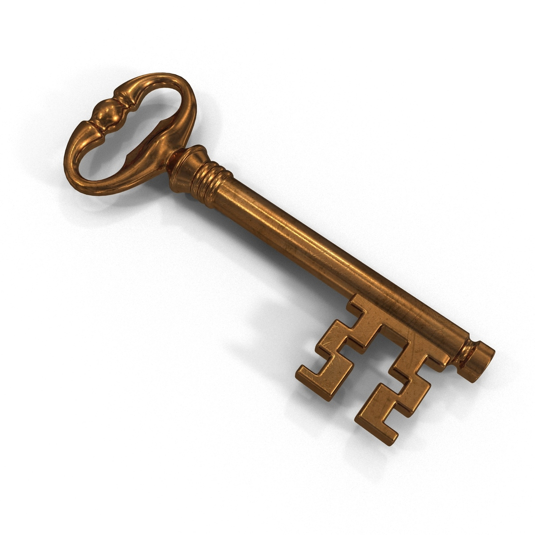 3d model skeleton key