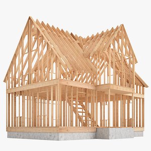 3D model house construction