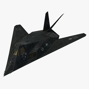 F-117 Nighthawk Stealth Aircraft Rigged