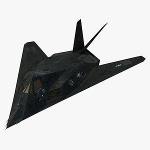 F-117 Nighthawk Stealth Aircraft Rigged