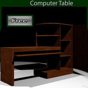 free table normal bump 3d model