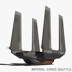 3d imperial cargo shuttle model