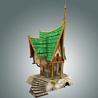 Low Poly Green House