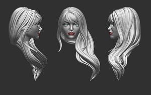 3D hair 36 model