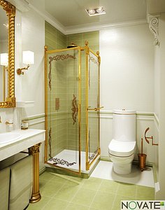 rendering classic bathroom 3d model