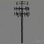 communication tower antena 3 3d model