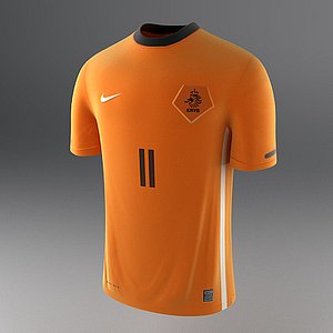dutch soccer shirt - 3d max