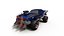 Carro AvengerDoom de baixo poli com textura 4K PBR