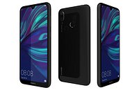 Huawei Y7 2019 Midnight Black Low Poly