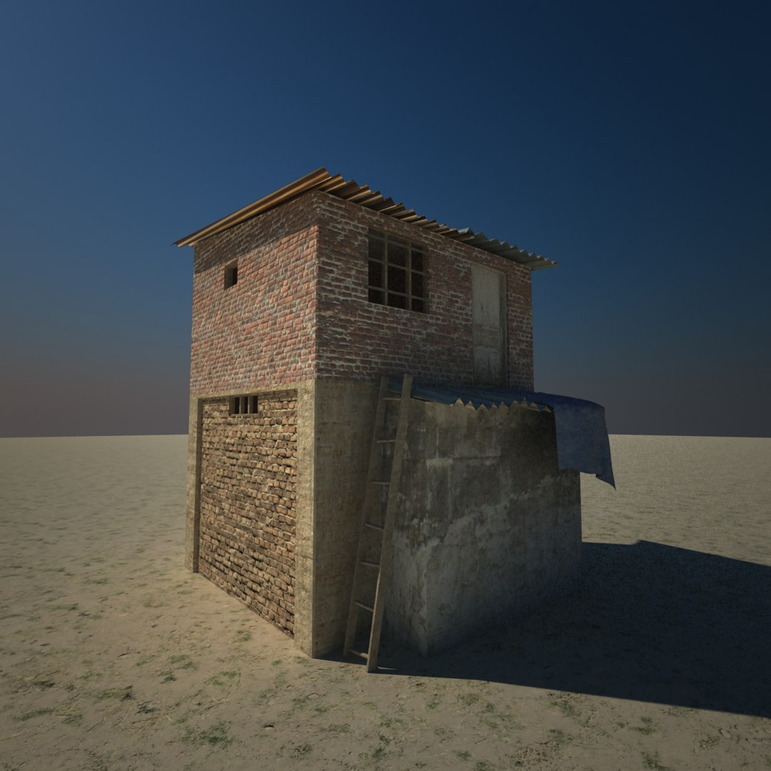 Small Slum Building 3d 3ds