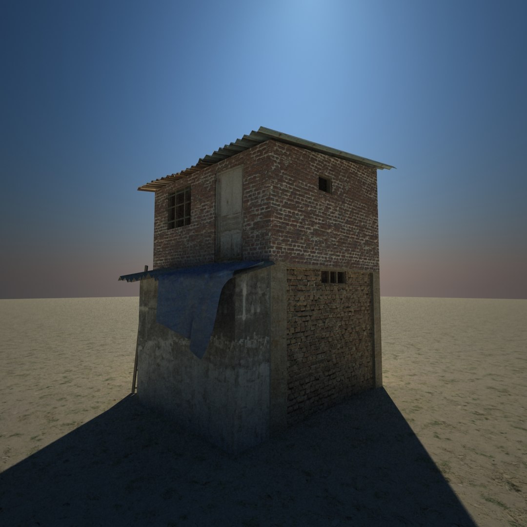 Small Slum Building 3d 3ds