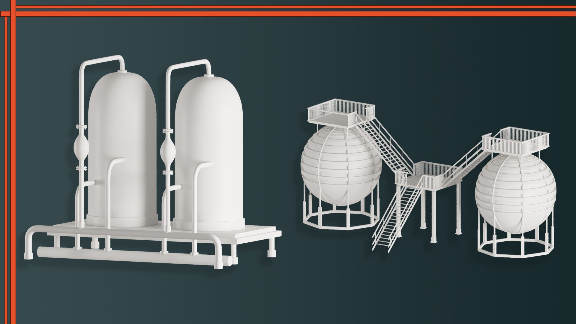 3D Industrial Tanks VOL-05 - TurboSquid 2221254