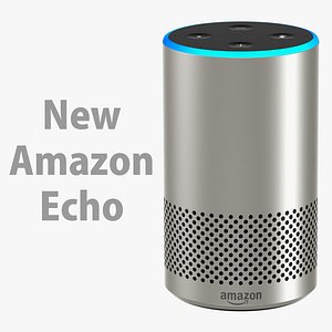 New Amazon Echo 2018 Silver Finish