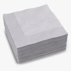 Cocktail Napkins White