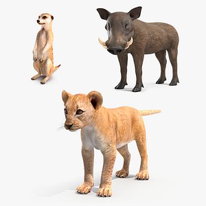 Lion King Animals Collection model