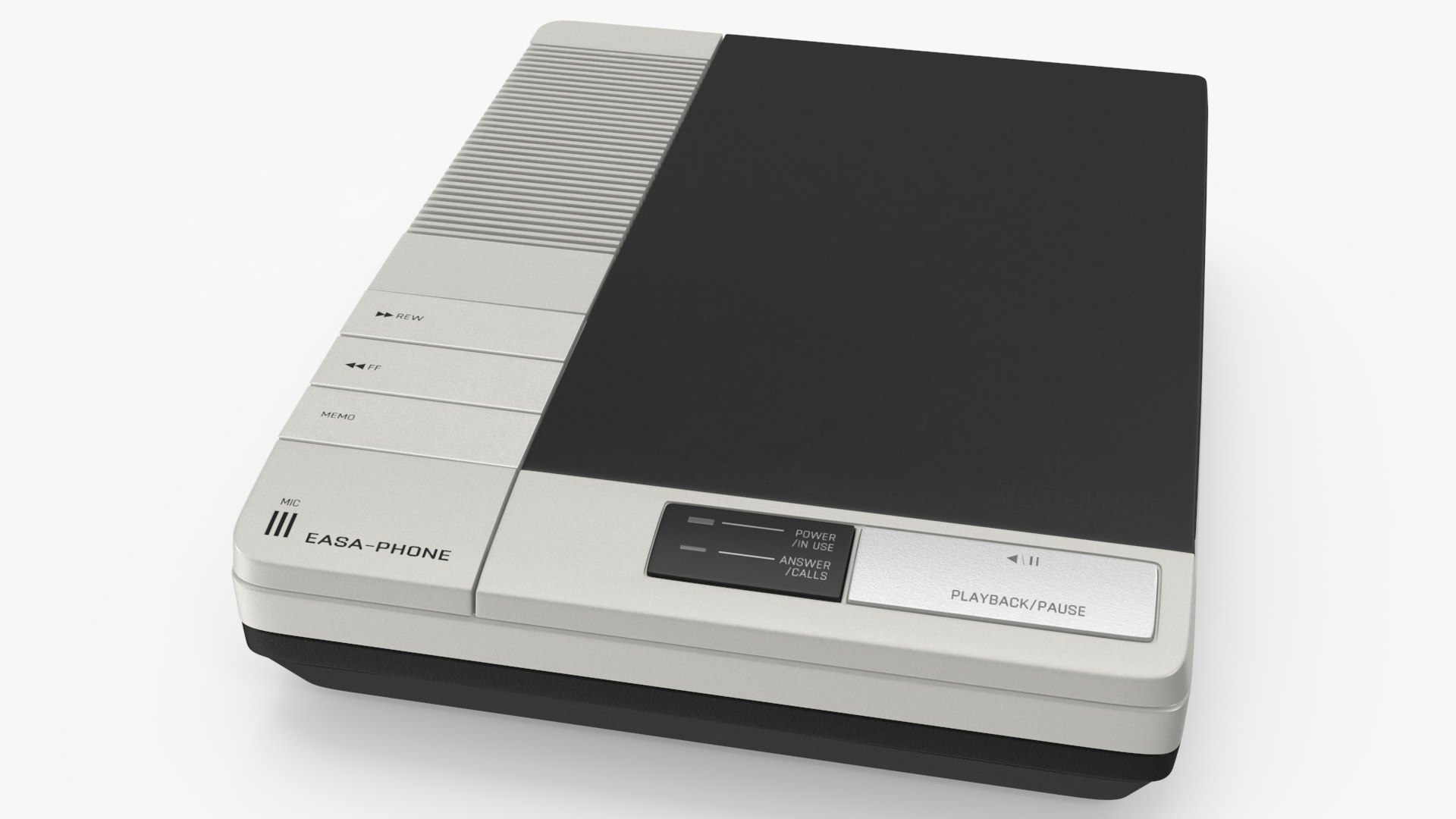 Retro Answering Machine 3D model preview