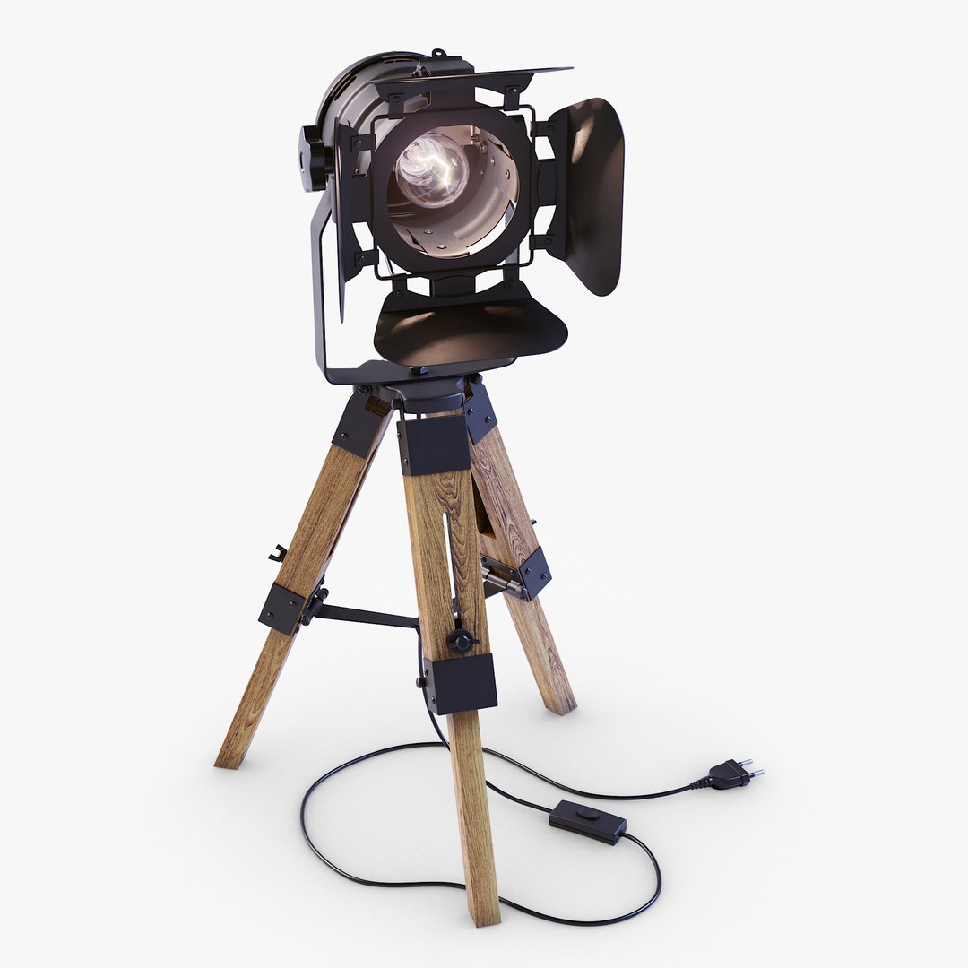 3D Projector Floor Lamp Model TurboSquid 1335610