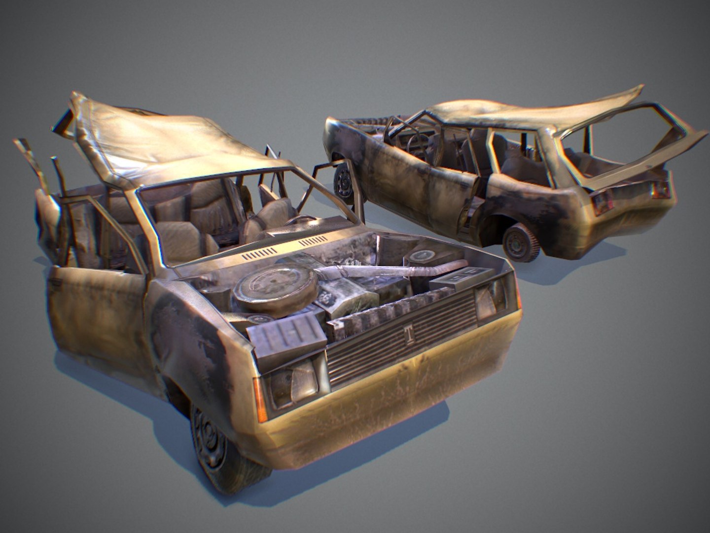 pack wrecked cars low-poly 3D model https://p.turbosquid.com/ts-thumb/78/qvNzBj/1c/screenshot011/jpg/1617113386/1920x1080/fit_q87/8b51383dbf3ac3e806b50135824c607ee08642a0/screenshot011.jpg