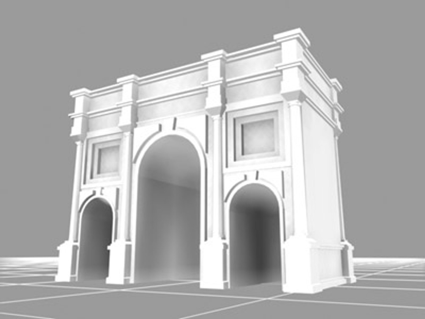 Marble Arch Landmarks Monuments 3d Model