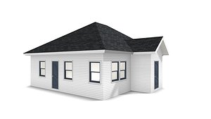3D bungalow house model