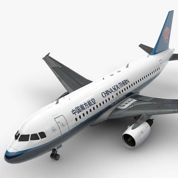 Airbus A319-100 CHINA Southern Airlines L1370 3D model