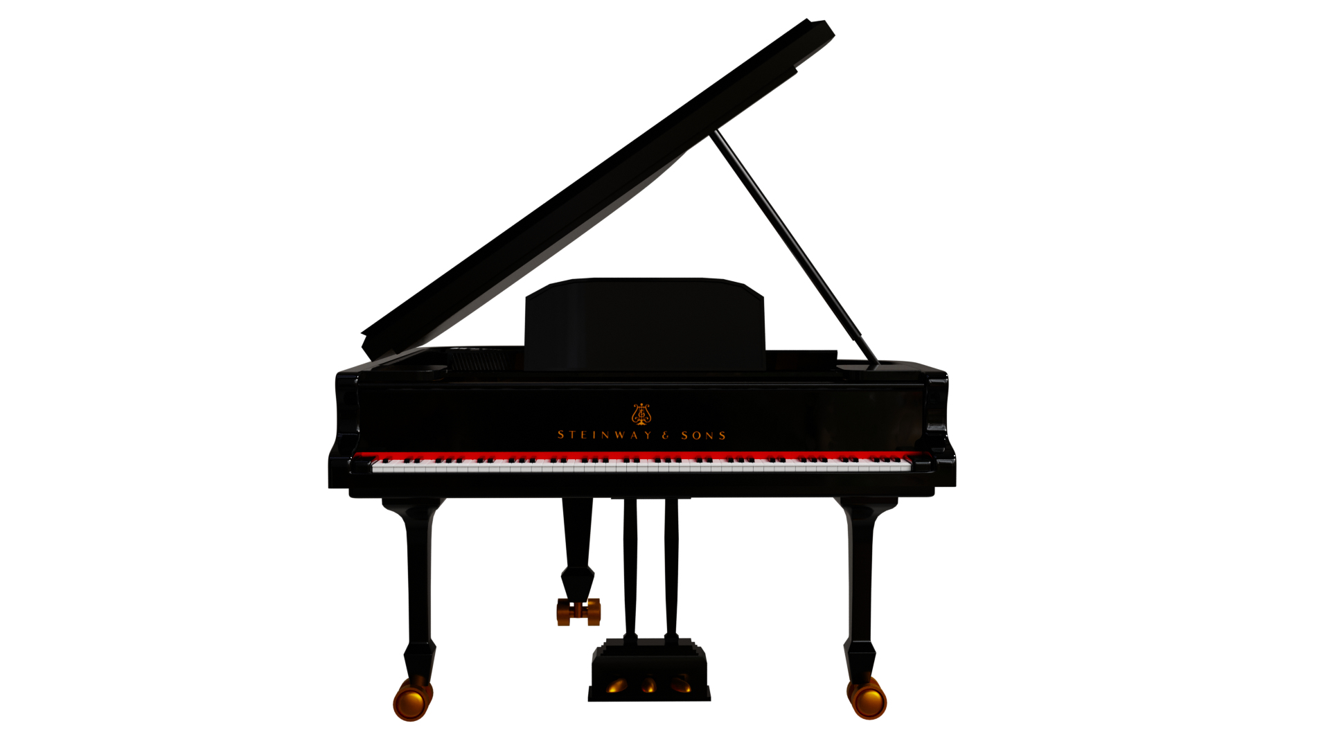 3D Steinway Piano Grand Piano model TurboSquid 2070984