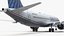 3D United Airlines Boeing 737 Max 8 Rigged