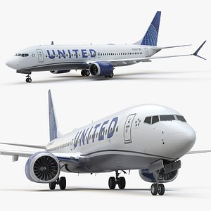 United Airlines Boeing 737 Max 8 Rigged