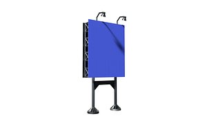 3D Outdoor de rua e estrada Modelo 3D