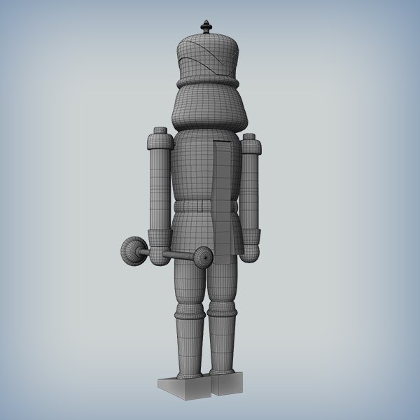 3d model nutcracker character